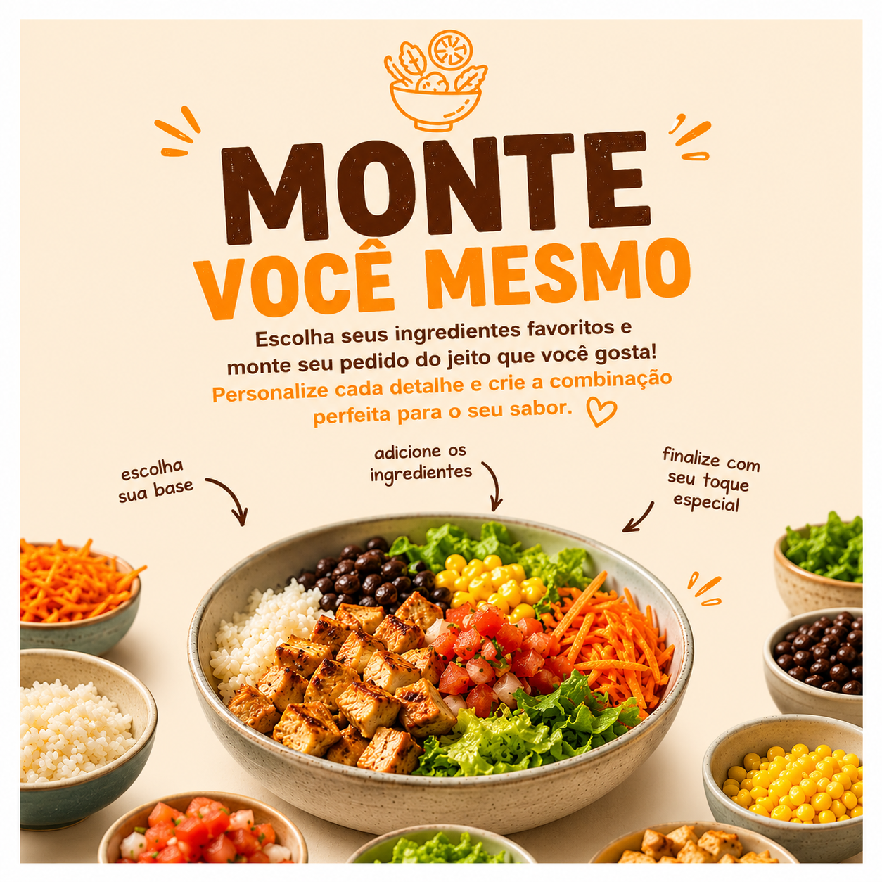🍽️ Monte Você Mesmo